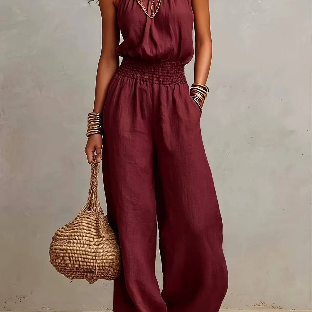 Ainara | Halter Neck Jumpsuit