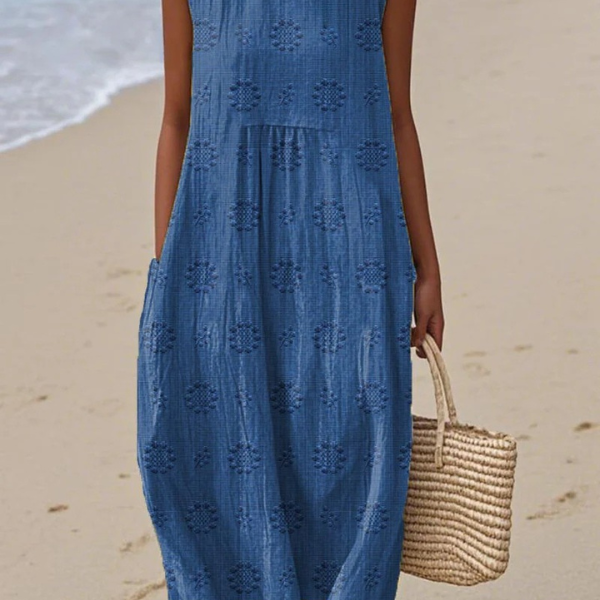 Sara | Lightweight Summer Dress with No Sleeves