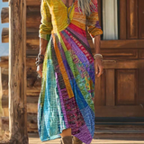 Bohemian Sun Design Dress