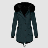 Harriet | Faux Fur Hooded Parka Coat