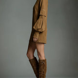 Vienna™ | Elegant Faux-Suede Winter Mini
