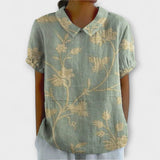 Sabine – Retro Floral Shirt