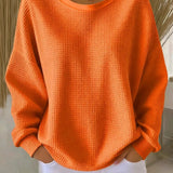 Ivy | Waffle-Knit Oversized Jumper