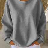 Ivy | Waffle-Knit Oversized Jumper