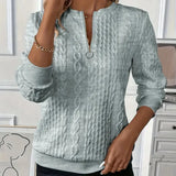 LUCIA I Zip-Up Pullover