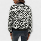 Raquel - Elegant Leopard Print Jacket