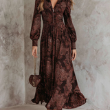 Shaped Silhouette Maxi Dress