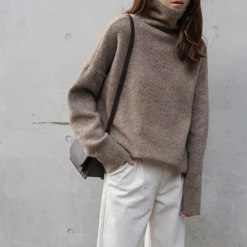 Muriel | Oversized Roll Neck Jumper