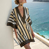 "Donatella" Tunic – Black & Gold