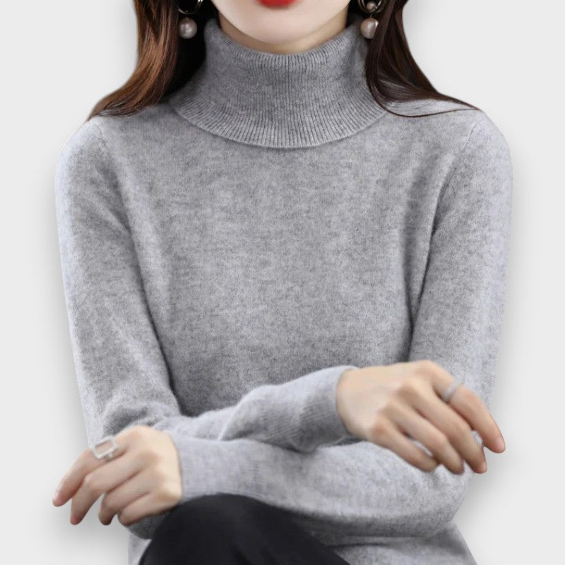 Zoey | Cashmere Roll Neck Jumper