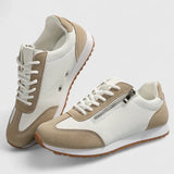 Florence | Zip-Detail Panelled Trainers
