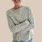 Agnes | Textured Cable-Knit Jumper