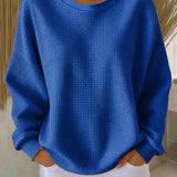 Ivy | Waffle-Knit Oversized Jumper