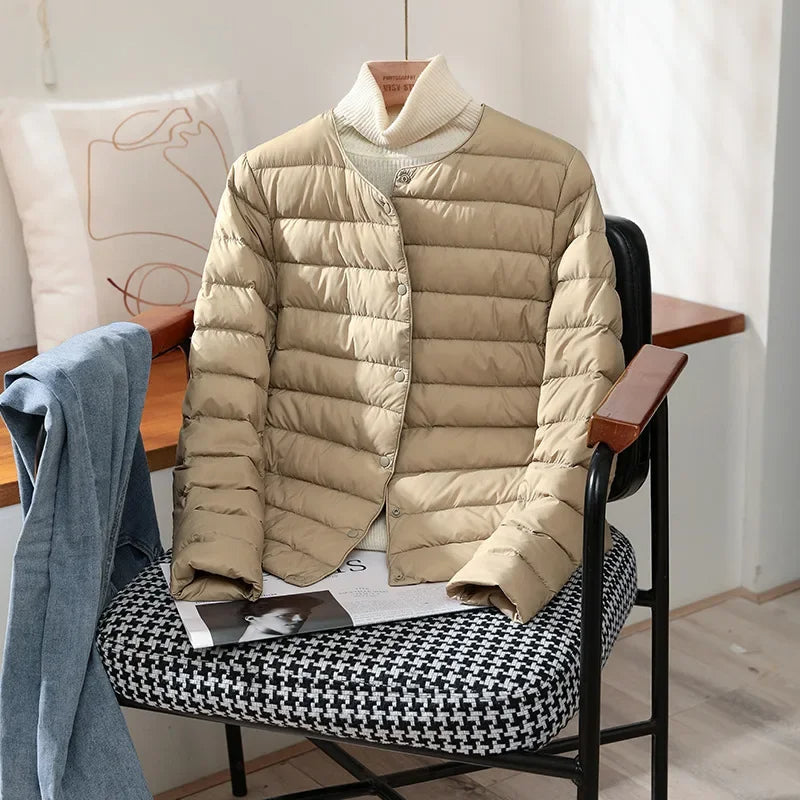 Clara | Quilted Lightweight Puffer Coat