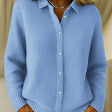 Clara | Waffle-Knit Cardigan