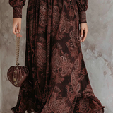 Shaped Silhouette Maxi Dress