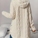 Sara - Fluffy Hooded Jacket