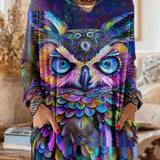 Lizzy | Retro Print Hooded Tunic