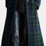 Margot | Tartan Check Longline Coat