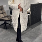 Kendall | Elegant, figure-flattering winter coat – Warm without bulk, with leopard lining