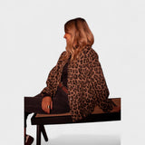 Rosa - Modern Leopard Print Coat