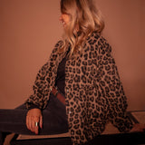 Beryl | Leopard-Print Button Jacket