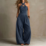 Mariana | Elegant jumpsuit with crossover neckline