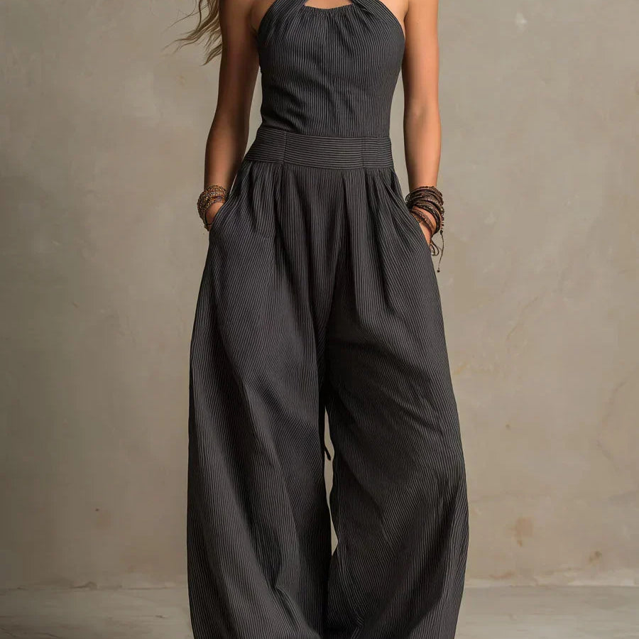 Mariana | Elegant jumpsuit with crossover neckline