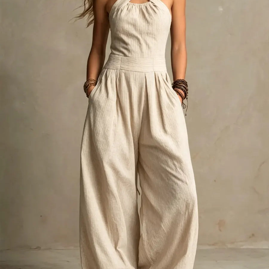 Mariana | Elegant jumpsuit with crossover neckline