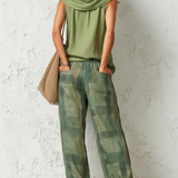 Flora | Checked Two-Piece Trouser Set