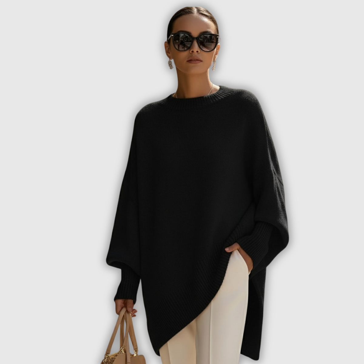 Marjorie | Oversized Batwing Jumper