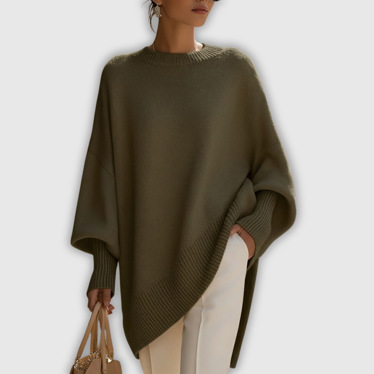 Marjorie | Oversized Batwing Jumper