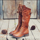 Beatrice | Lace-Up Leather Riding Boots