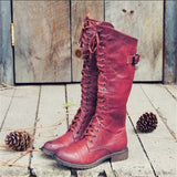 Beatrice | Lace-Up Leather Riding Boots