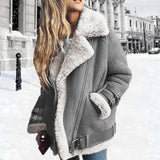 Rosemary | Shearling-Lined Buckle Coat